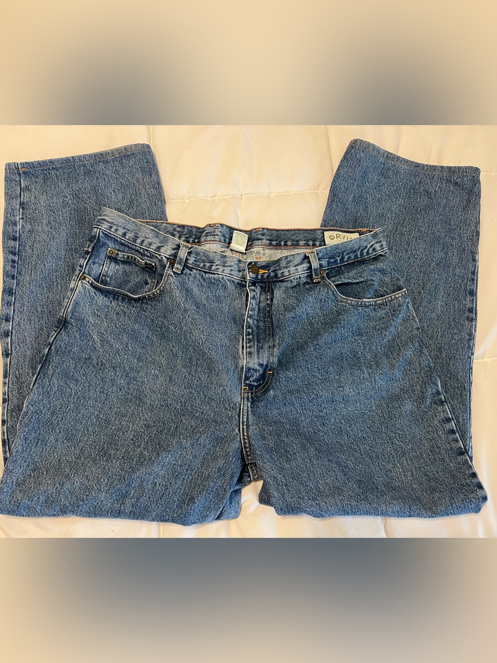 VTG Orvis Swamper Blue Jeans 85XR Mens 40x32 (40x29)  Grunge Work Outdoor *Read*